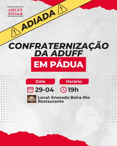 Confraternização em Pádua é adiada devido ao risco de chuva