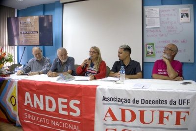 Debate organizado pela Aduff resgata trajetória de Martha Rique Reis na UFF durante a ditadura empresarial-militar