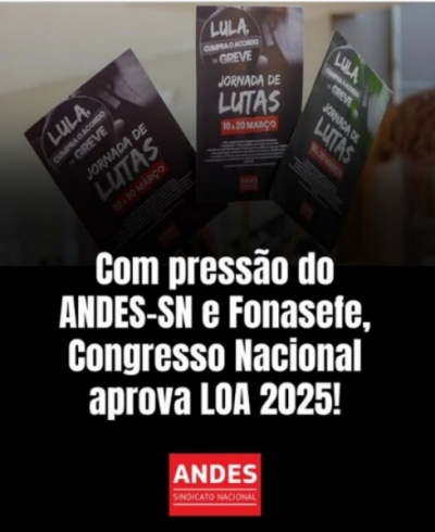 Orçamento Anual de 2025 é aprovado no Congresso Nacional